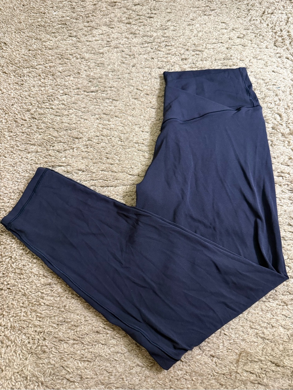 OFFLINE By Aerie navy blue Real Me High Waisted Crossover 7/8 Leggings - size XL